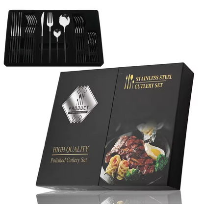 Luxury Silver Cutlery Set