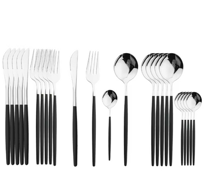 Luxury Silver Cutlery Set